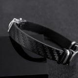 Men's Stainless Steel Tag Family Love Bracelet Personalized Gift