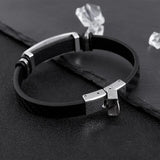 Men's Stainless Steel Tag Family Love Bracelet Personalized Gift