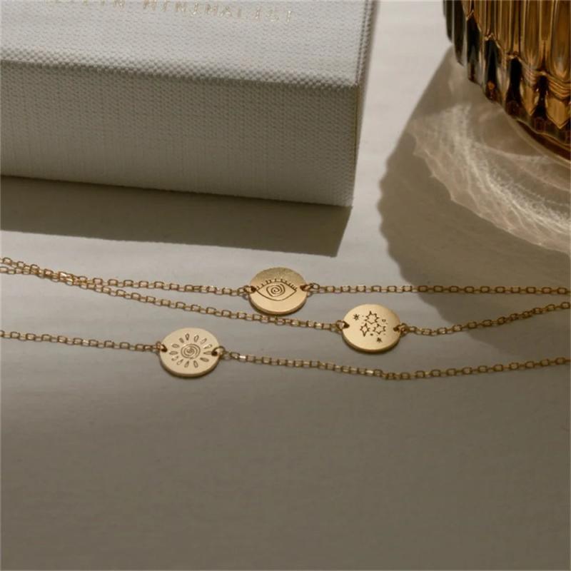 Personalized Classic Choke Chain Bracelet Jewelry Set