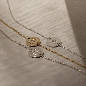 Personalized Classic Choke Chain Bracelet Jewelry Set