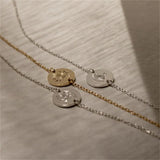 Personalized Classic Choke Chain Bracelet Jewelry Set