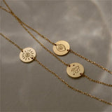 Personalized Classic Choke Chain Bracelet Jewelry Set