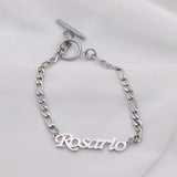 Stainless Steel Name Bracelet for Women