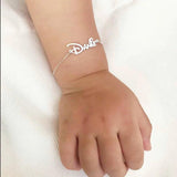Children Stainless Steel Name Bracelet for Baby