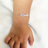 Children Stainless Steel Name Bracelet for Baby