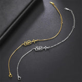 Lemegeton Name Bracelets Women Personalized Name Bracelet Stainless Steel
