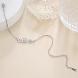 Lemegeton Name Bracelets Women Personalized Name Bracelet Stainless Steel