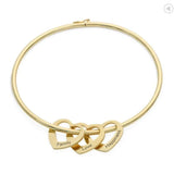 Engraved Name Bar Bracelets for Women Stainless Steel Date Bangles