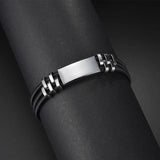 Personalized Rope Light Bracelet Stainless Steel for Men
