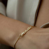 Personalized Couple Bracelets Stainless Steel Valentine's Box Chain