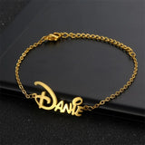 Personalized Name Bracelet Stainless Steel Bangle