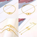 Personalized Stainless Steel Engraved Name Bracelet with Diamond Heart