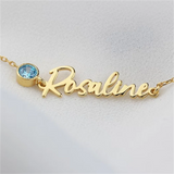 Personalized Birthstone Bracelet Stainless Steel Chain Family Gift for Mom