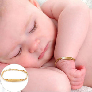 Personalized Kids Cuban Bracelet Stainless Steel Children Birthday