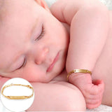 Personalized Kids Cuban Bracelet Stainless Steel Children Birthday
