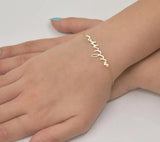 Personalized Name Bracelet Stainless Steel Chain