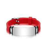 Personalized DIY Silicone Bracelets from DAD To Daughter Son Courage Wristband