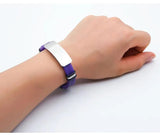 Personalized DIY Silicone Bracelets from DAD To Daughter Son Courage Wristband