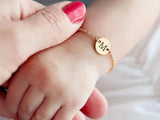 Kids Friendship Bracelet Chain Link Bangle Charm Jewelry