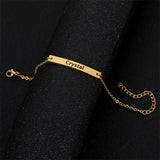 Personalized Name Bar Bracelet