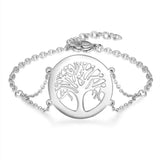 Personalized Family Tree Bracelet with Engraving Name