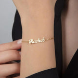 Personalized Stainless Steel Name Bracelet for Women