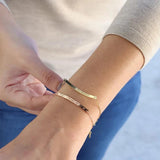 Personalized Name Bracelet Stainless Steel Cuban Chain Handwriting Bangle