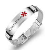 Medical Alert Awareness Bracelet for Adults