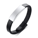 Men's Engraved Medical Alert Bracelet