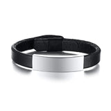 Men's Engraved Medical Alert Bracelet