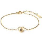 Stainless Steel Chain A-Z 26 Letters Initial Alphabet Charm Bracelet