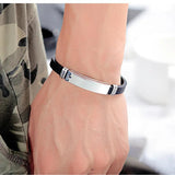 Diabetic Anti-fatigue Bracelet Titanium Steel Magnet Bracelet Men's Jewelry