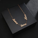 Personalized Letter Bracelet Stainless Steel - Name Date Wrist Bangle for Women