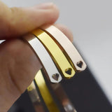 Personalized Engraved Name Copper Cuff Bracelet Bangle