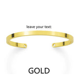 Personalized Engraved Name Copper Cuff Bracelet Bangle