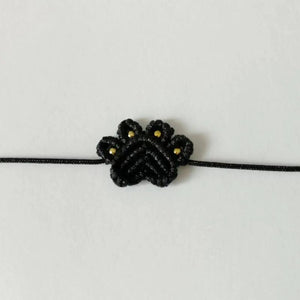 Bohemia Dog Paws Heart Bracelet Ladies Thread Jewelry Gift