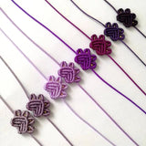 Bohemia Dog Paws Heart Bracelet Ladies Thread Jewelry Gift