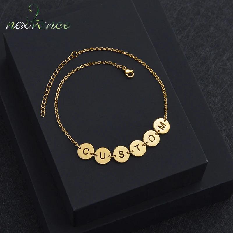 Nextvance Stainless Steel Letter Bracelet for Women