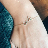 Arabic Name Bracelet Women Stainless Steel Chain Personalized Jewelry