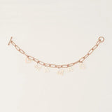Mini-World Initial Letter Bracelet Name Bracelets for Mom Girlfriend