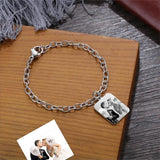 Custom Stainless Steel Rory Chain with Photo Link