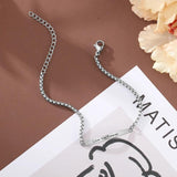 Custom Engraved ID Bracelet for Women, Stainless Steel Name Bar