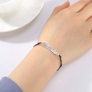 Sipuris Name Bracelets Stainless Steel Personalized Jewelry