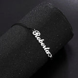 Sipuris Name Bracelets Stainless Steel Personalized Jewelry