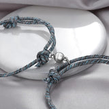 Engraved Name Magnetic Couples Bracelets Stainless Steel