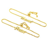 Personalized Baby Nameplate Bracelet Stainless Steel Chain for Women