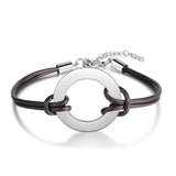 Personalized Engraved Name Leather Bracelet Jewelry