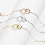 Simplicity Women's Name Bracelet, 18K Plated Chain Jewelry