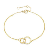 Simplicity Women's Name Bracelet, 18K Plated Chain Jewelry