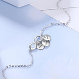 Personalized Name Tag Bracelet Engraved Infinity Gift for Mother